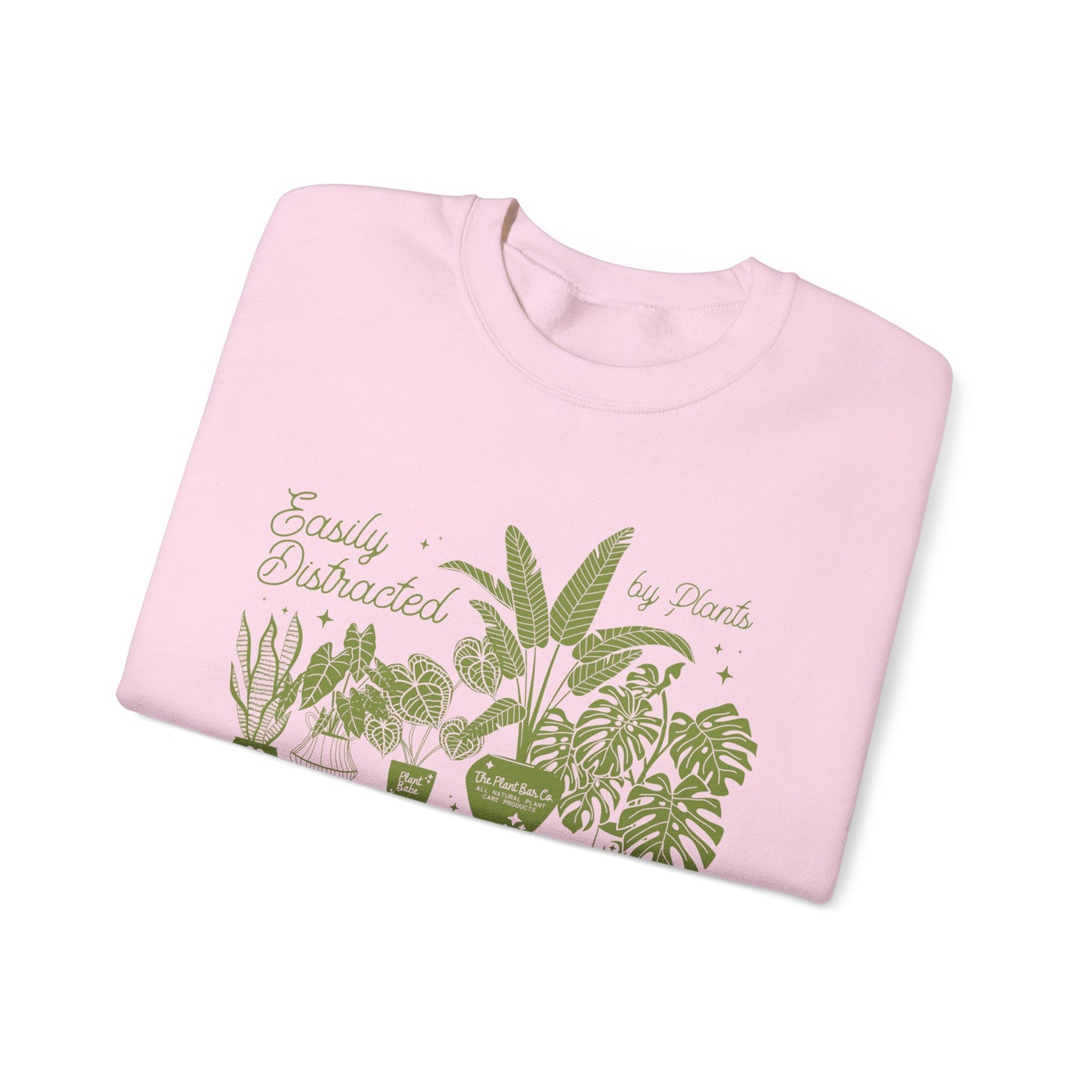 Easily Distracted by Plants Crewneck Sweatshirt