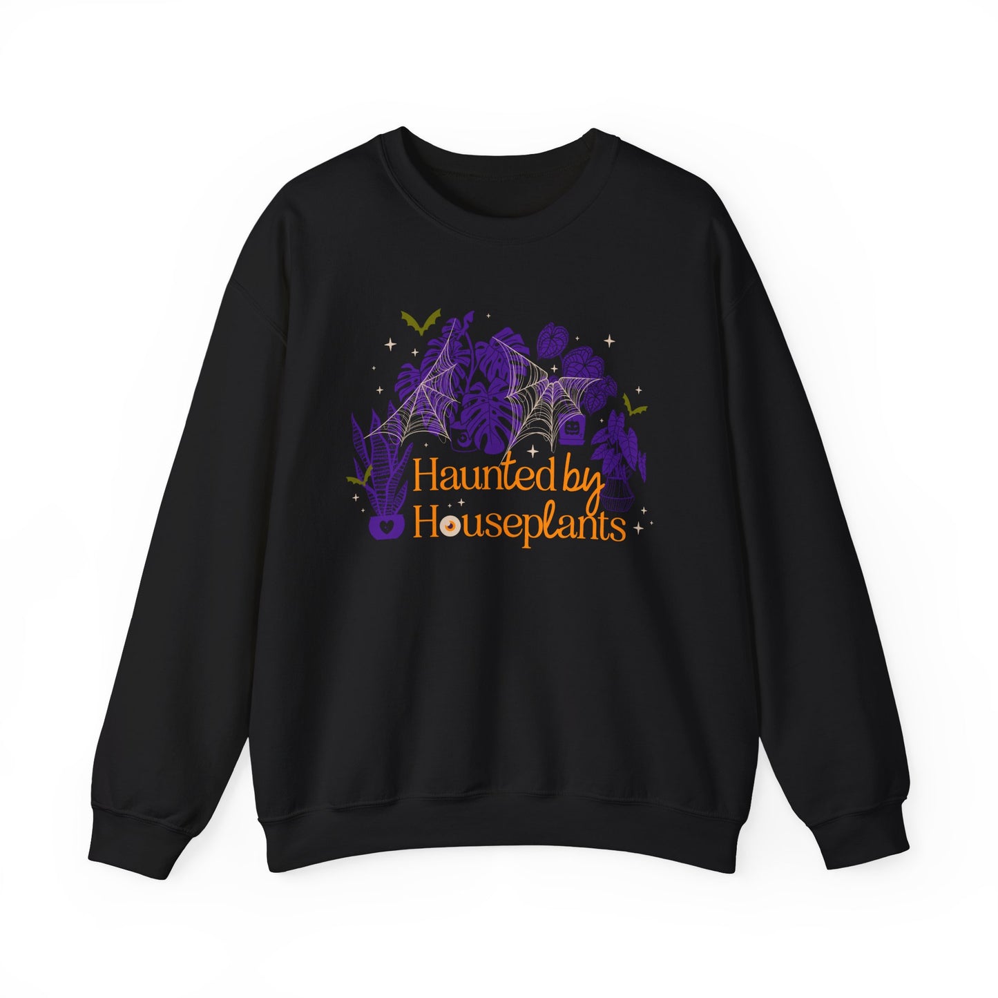 Haunted by Houseplants | Halloween Crewneck Sweatshirt