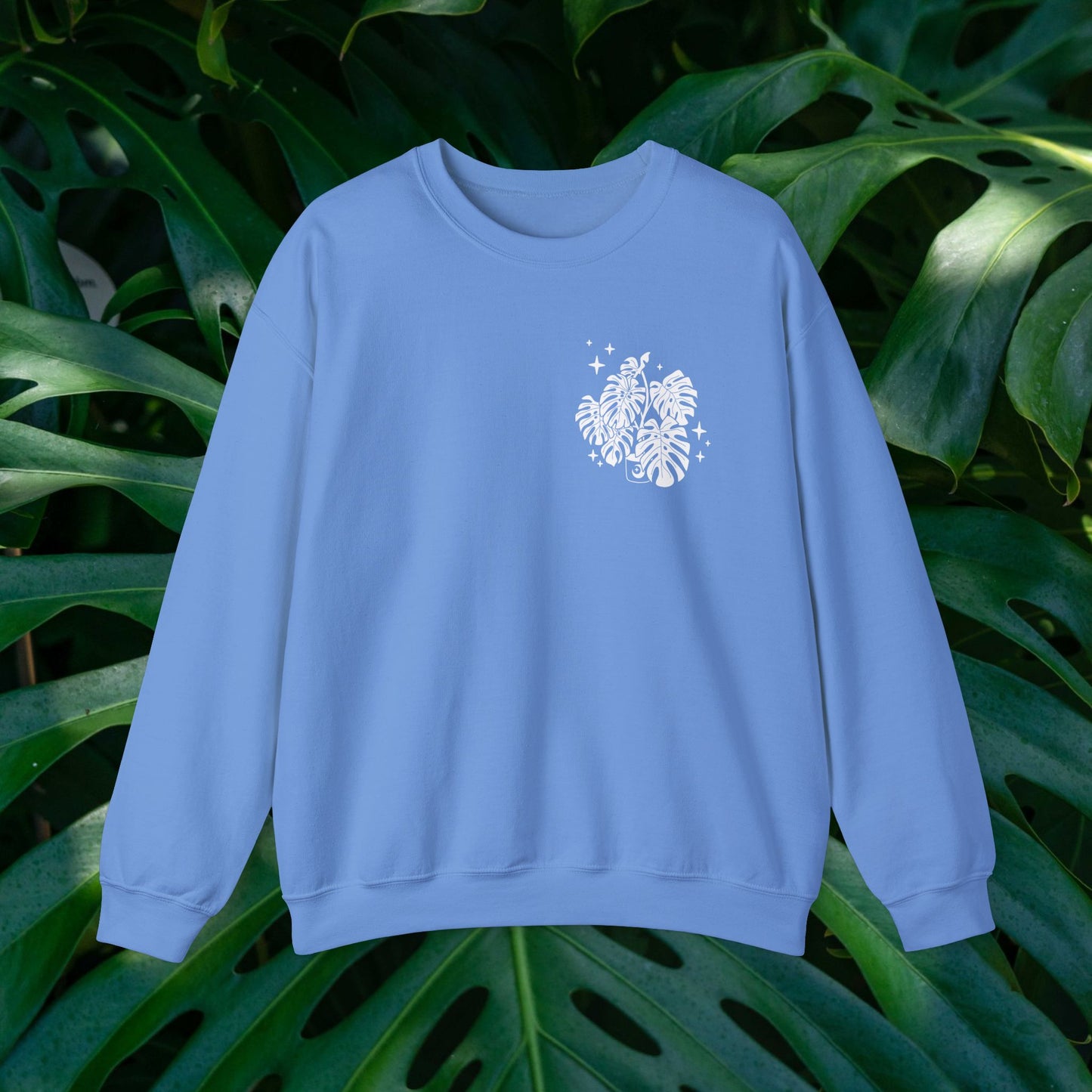Moon Monstera Crewneck Sweatshirt