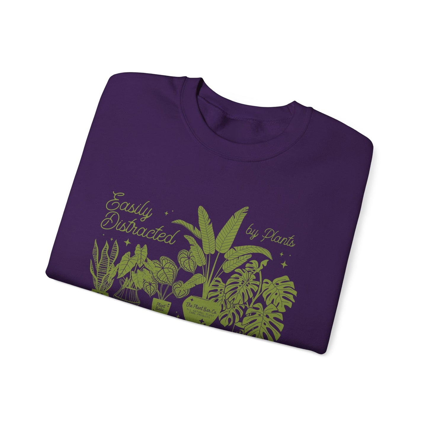 Easily Distracted by Plants Crewneck Sweatshirt