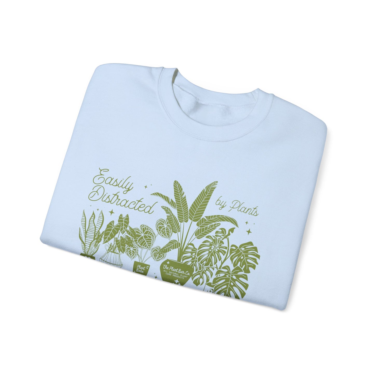 Easily Distracted by Plants Crewneck Sweatshirt