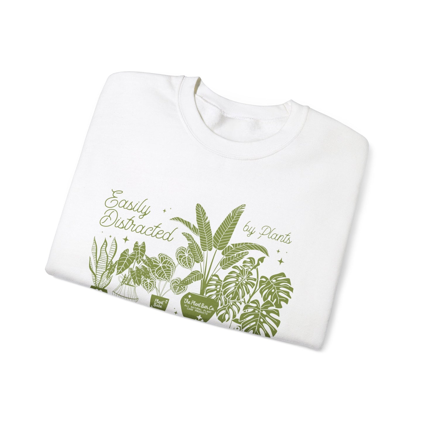 Easily Distracted by Plants Crewneck Sweatshirt