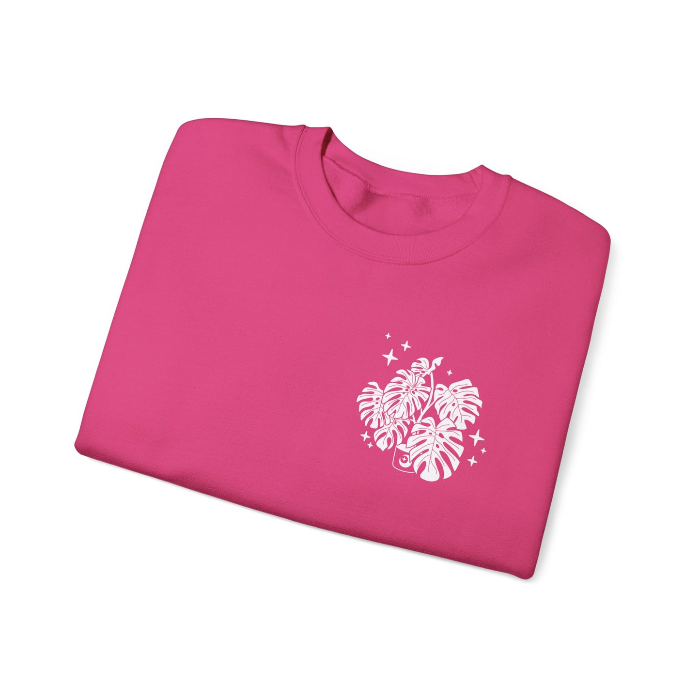 Moon Monstera Crewneck Sweatshirt
