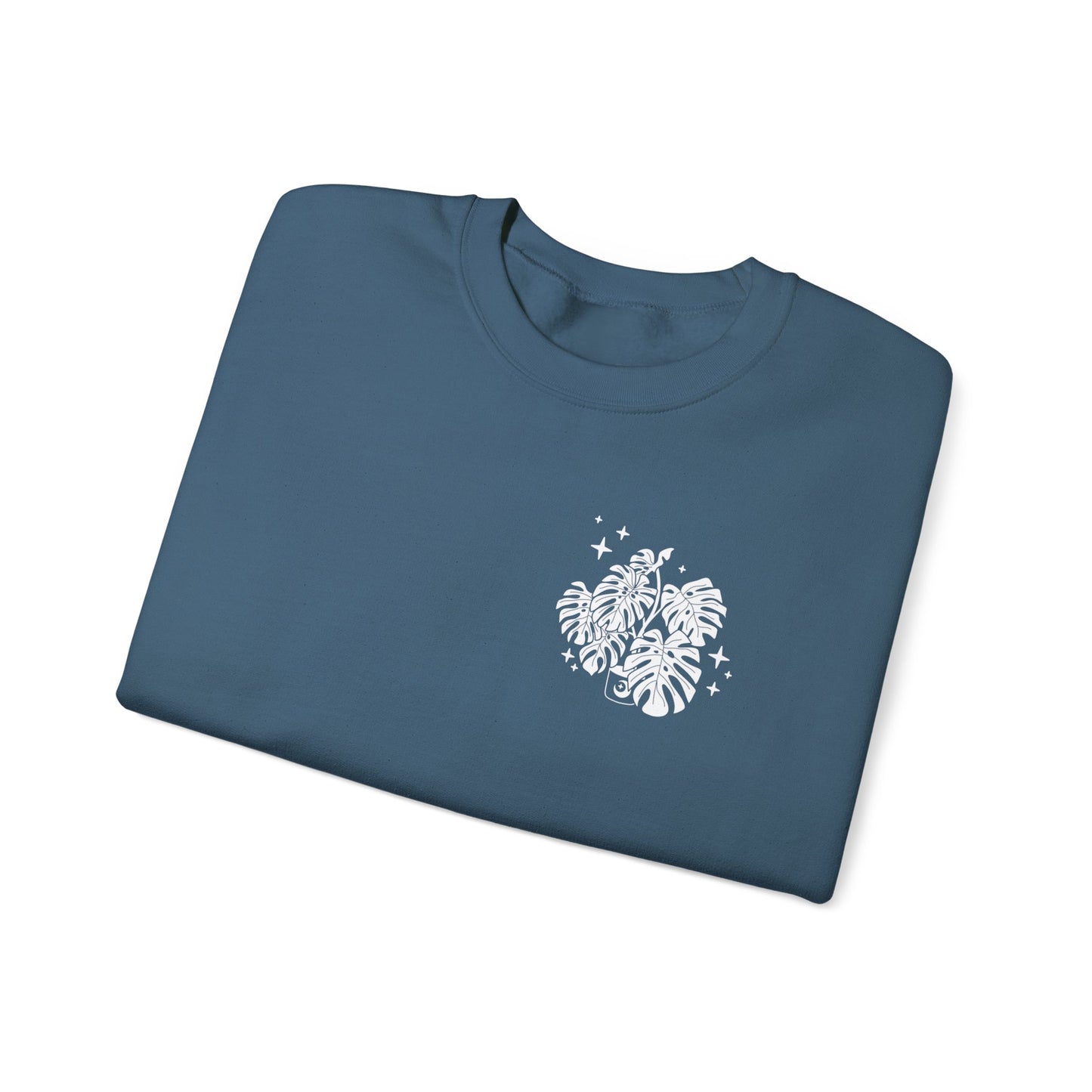 Moon Monstera Crewneck Sweatshirt