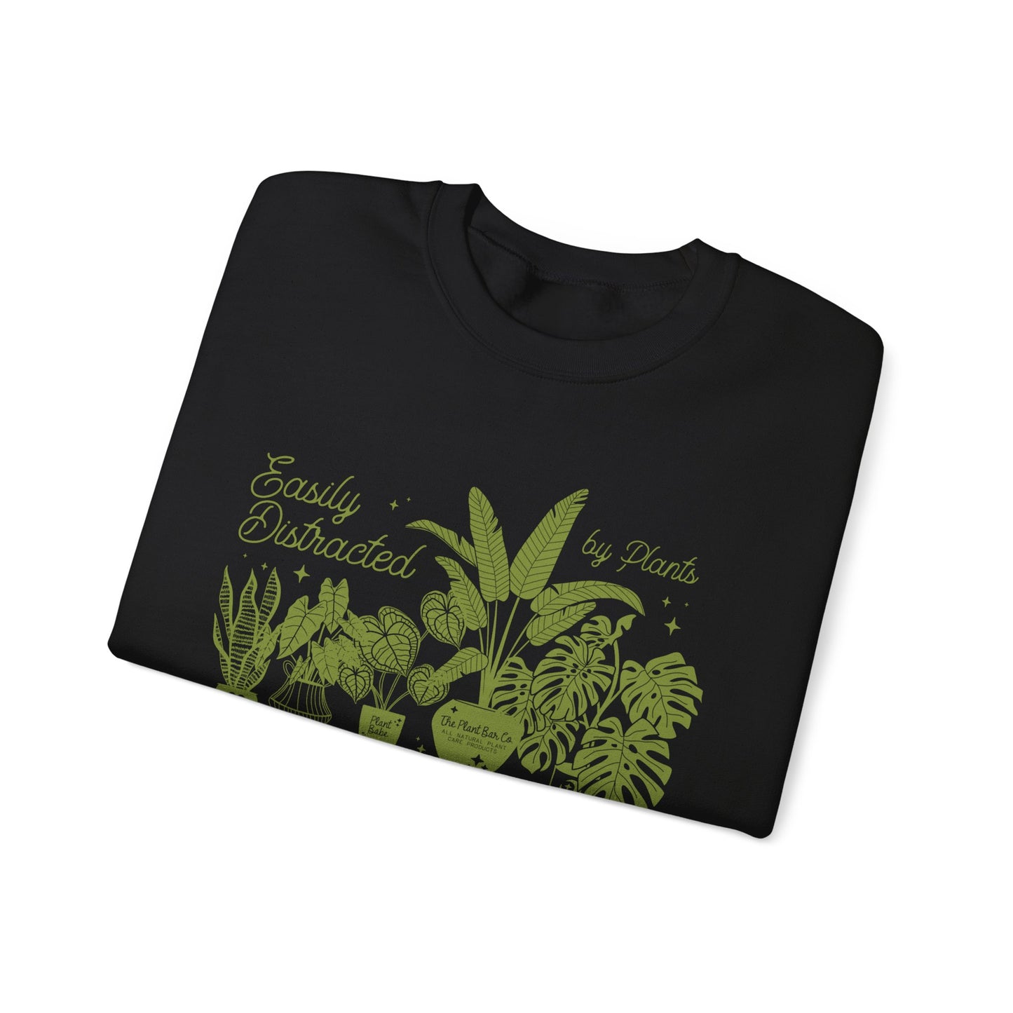 Easily Distracted by Plants Crewneck Sweatshirt
