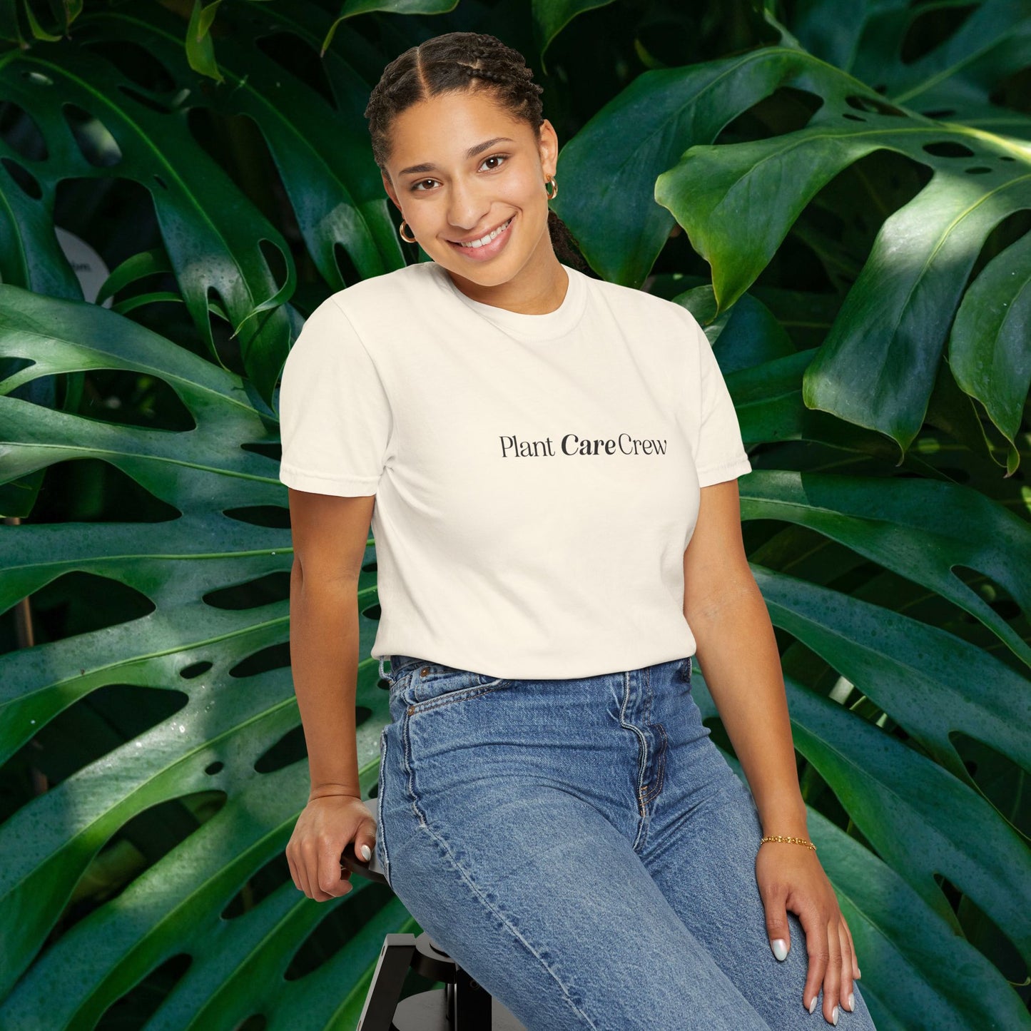 "Plant Care Crew" Unisex T-Shirt, Eco-Friendly, Gift for Gardeners, Plant Lover Apparel, Casual Wear, Houseplant Gifts