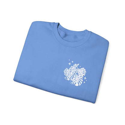 Moon Monstera Crewneck Sweatshirt