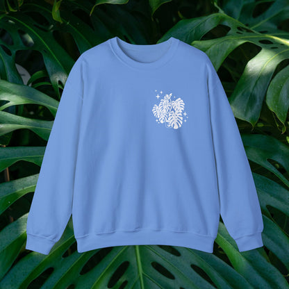 Moon Monstera Crewneck Sweatshirt