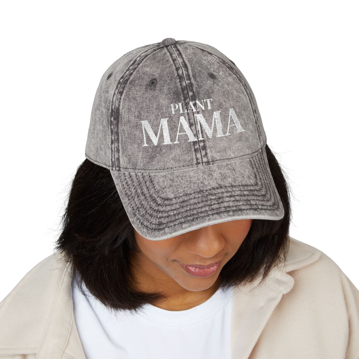 Plant Mama Vintage Embroidered Cap