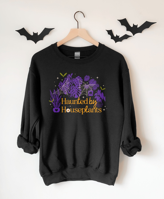 Haunted by Houseplants | Halloween Crewneck Sweatshirt