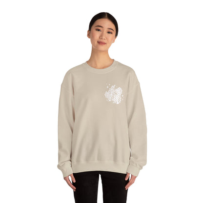 Moon Monstera Crewneck Sweatshirt
