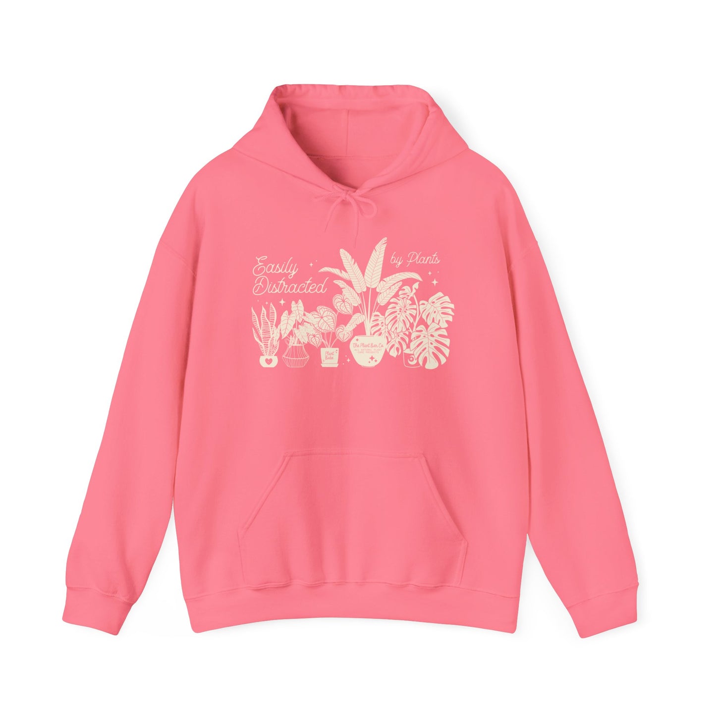 Easily Distracted by Plants Hooded Sweatshirt