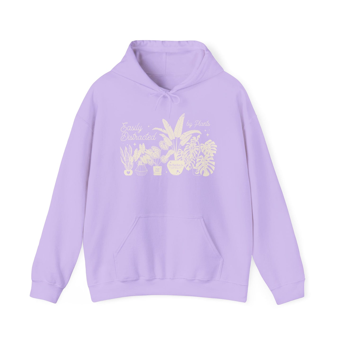 Easily Distracted by Plants Hooded Sweatshirt