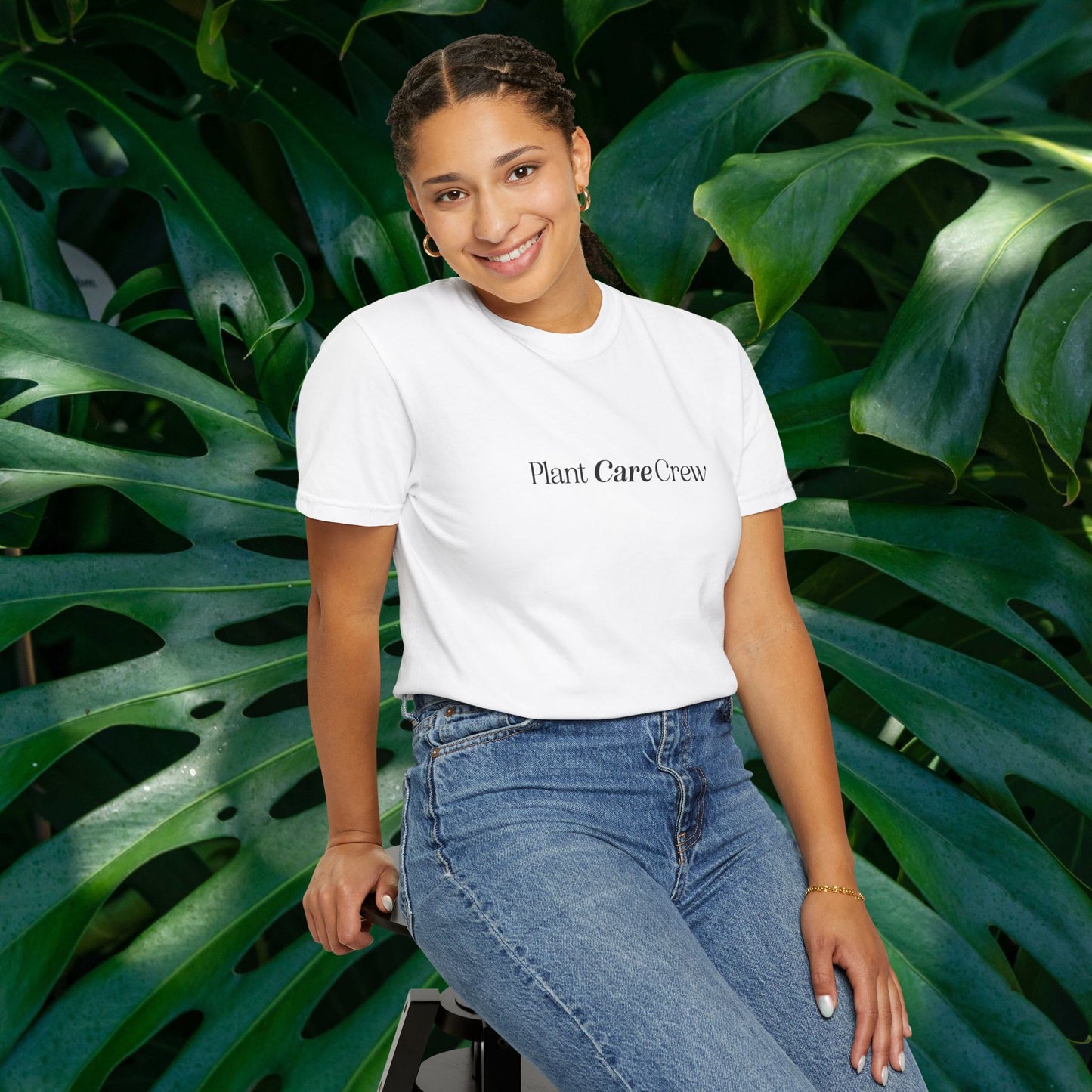 "Plant Care Crew" Unisex T-Shirt, Eco-Friendly, Gift for Gardeners, Plant Lover Apparel, Casual Wear, Houseplant Gifts