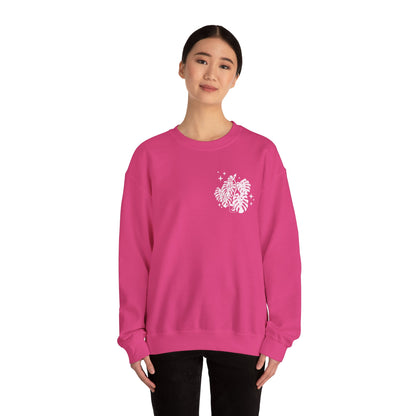 Moon Monstera Crewneck Sweatshirt