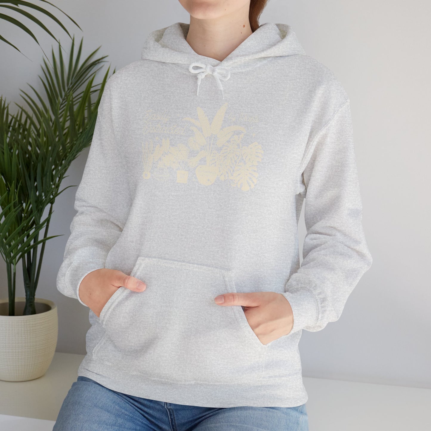 Easily Distracted by Plants Hooded Sweatshirt