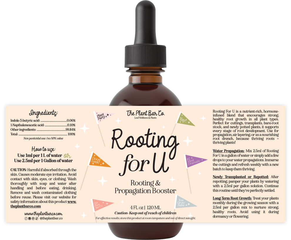 Just Rooting Website Rooting For U - Rooting and Propagation Booster – The Plant Bar Co.